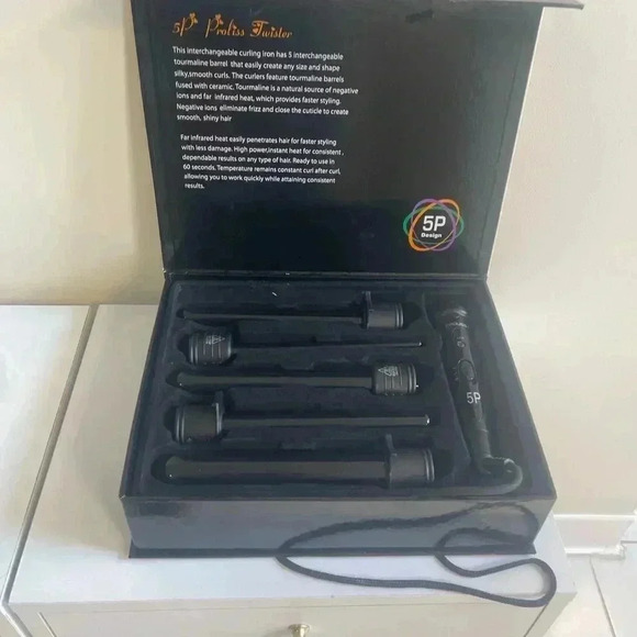 CLIPLESS CURLER SET 32mm 25mm 19mm 18-25mm 9-18mm. In one box - Picture 3 of 9